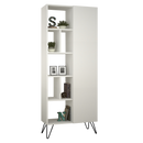 Bibliotecă DOVE 7 rafturi 1 ușă 81 x 191 cm, Opțiuni culoare