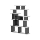 Bibliotecă CASTLE 16 rafturi 120 x 149 cm