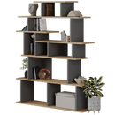 Bibliotecă CASTLE 16 rafturi 120 x 149 cm