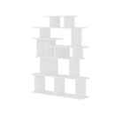 Bibliotecă CASTLE 16 rafturi 120 x 149 cm