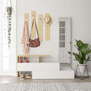 Set cuier și pantofar cu oglindă TRINITY 137 cm, Opțiuni culoare