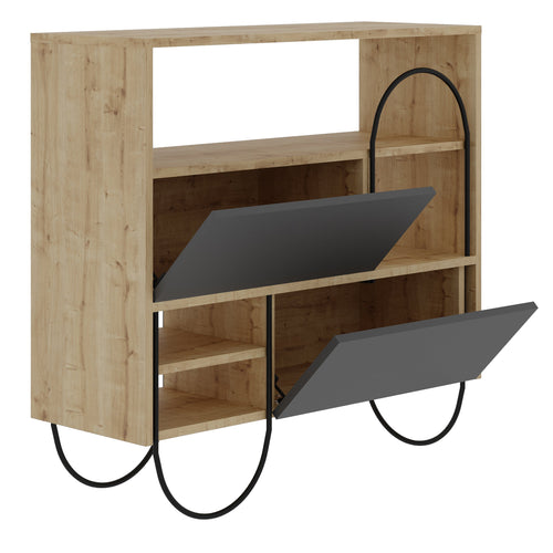 Pantofar MAVERICK 4 rafturi 2 uşi 97 cm, Opțiuni culoare