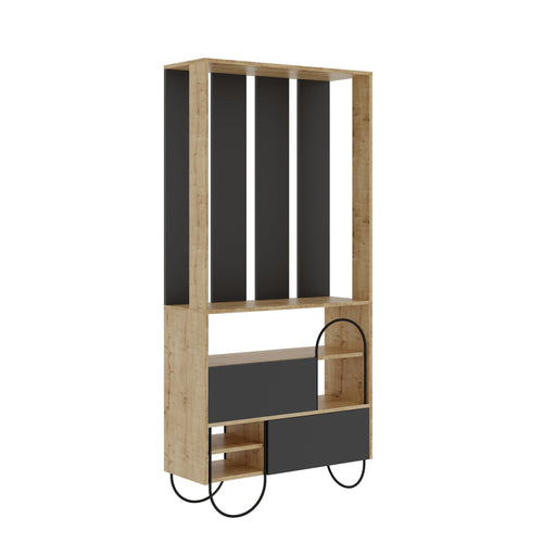 Set cuier și pantofar MAVERICK 5 rafturi 2 uşi 97 cm, Opțiuni culoare