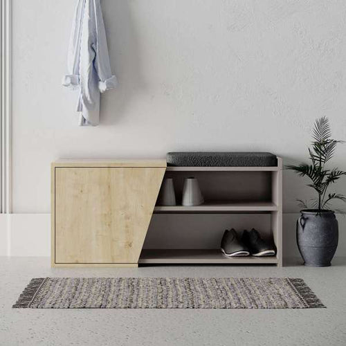 Bancheta PROPER 2 rafturi 1 ușă 104 cm, Opțiuni culoare