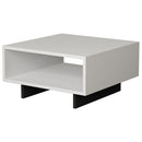 Măsuță cafea TUNNEL 1 raft 60 x 60 cm, Opțiuni culoare