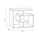 Măsuță DALI 4 rafturi 54 x 40 cm, Opțiuni culoare - Maroom