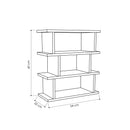 Măsuță ECHO 3 rafturi 54 x 22 cm, Opțiuni culoare - Maroom