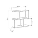 Măsuță PERA 4 rafturi 60 x 20 cm, Opțiuni culoare - Maroom