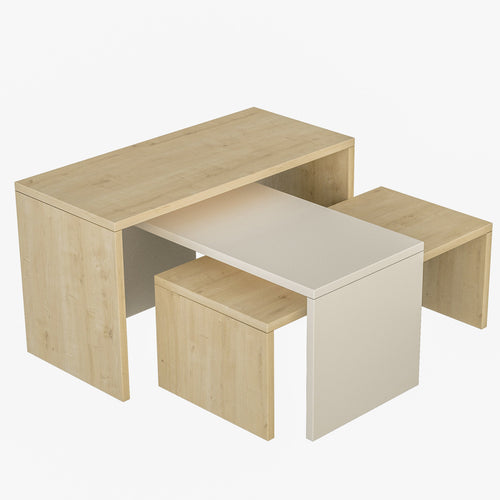 Măsuță cafea KATYA 3 bucăți 65 x 30 cm, Opțiuni culoare