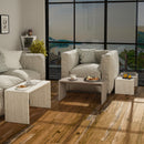 Măsuță cafea KATYA 3 bucăți 65 x 30 cm, Opțiuni culoare