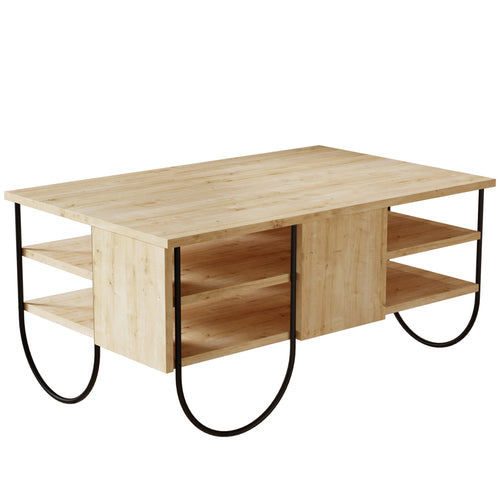 Măsuță cafea MAVERICK 2 rafturi 94 x 60 cm, Opțiuni culoare