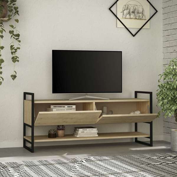 Comodă TV GOYA 1 raft 2 uşi 131 cm, Opțiuni culoare