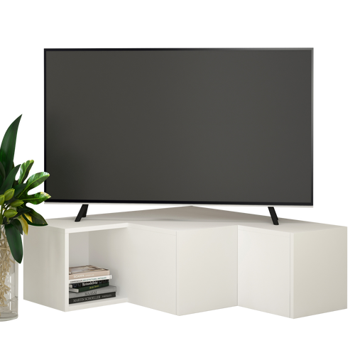 Comodă TV CUBIC 1 raft 2 sertare 90 x 92 cm, Opțiuni culoare