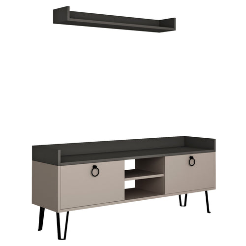 Set Comodă TV ASHLEY 3 rafturi 2 uşi 140 cm, Opțiuni culoare