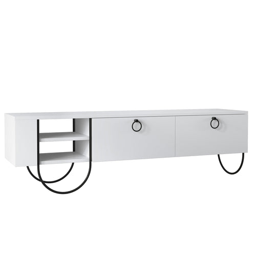 Comodă TV MAVERICK 2 rafturi 2 uşi 150 cm, Opțiuni culoare