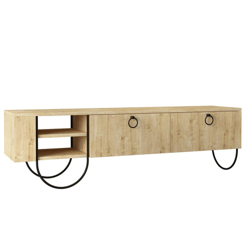 Comodă TV MAVERICK 2 rafturi 2 uşi 150 cm, Opțiuni culoare