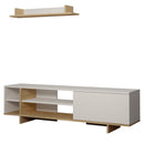 Set Comodă TV CONRAD 4 rafturi 1 ușă 160 cm, Opţiuni culoare