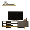 Set Comodă TV CONRAD 4 rafturi 1 ușă 160 cm, Opţiuni culoare