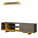 Set Comodă TV CONRAD 4 rafturi 1 ușă 160 cm, Opţiuni culoare