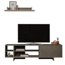 Set Comodă TV CONRAD 4 rafturi 1 ușă 160 cm, Opţiuni culoare