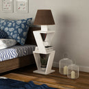 Lampadar ZETA 2 rafturi 22 x 85 cm, Opțiuni culoare