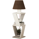 Lampadar ZETA 2 rafturi 22 x 85 cm, Opțiuni culoare