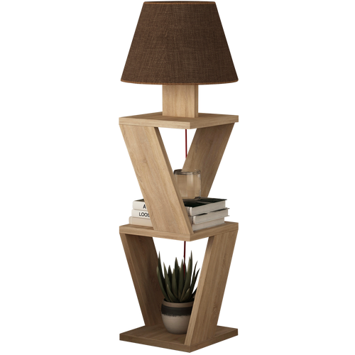 Lampadar ZETA 2 rafturi 22 x 85 cm, Opțiuni culoare