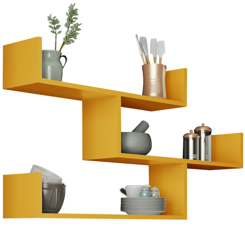 Raft de perete BULLY 120 x 66 cm, Opțiuni culoare