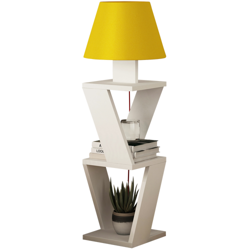 Lampadar ZETA 2 rafturi 22 x 85 cm, Opțiuni culoare