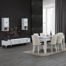 Dulap de perete OSLO 1 ușă 36 x 80 cm, Alb 