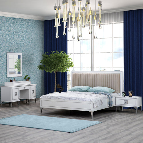 Pat OSLO 160 x 200 cm, Alb