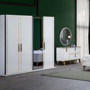 Dulap SEMENTA 2 uşi glisante cu oglinda 244 x 213 cm - Maroom