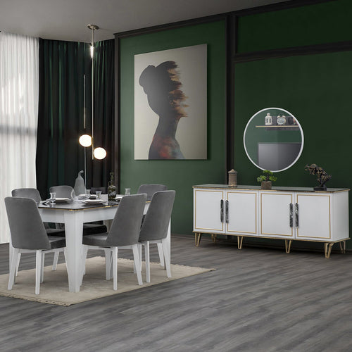 Oglindă SEMENTA J diametru 84 cm - Maroom