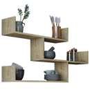 Raft de perete BULLY 120 x 66 cm, Opțiuni culoare