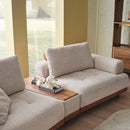 Canapea modulară extensibilă ASTRA cu modul măsuță 280 cm, Crem-Maro - Maroom