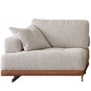 Canapea modulară extensibilă ASTRA cu modul măsuță 280 cm, Crem-Maro - Maroom