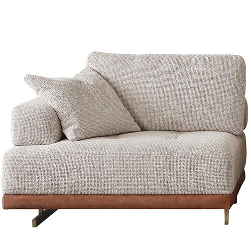 Colțar modular extensibil ASTRA cu șezlong 330 x 180 cm, Crem-Maro - Maroom