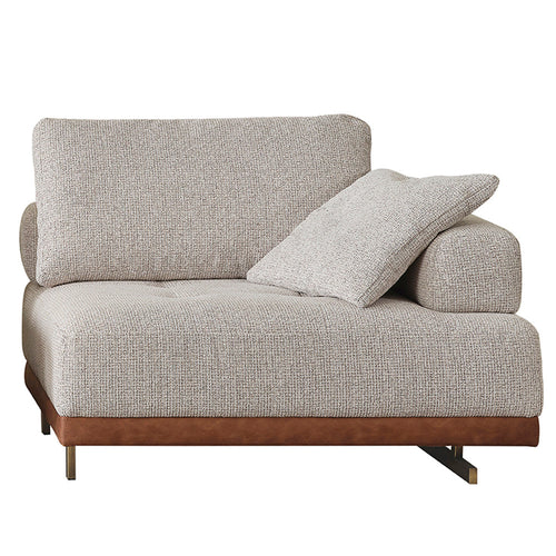 Canapea modulară extensibilă ASTRA cu modul măsuță 280 cm, Crem-Maro - Maroom