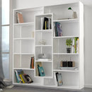 Bibliotecă OXFORD 14 rafturi 125 x 136 cm, Opțiuni culoare