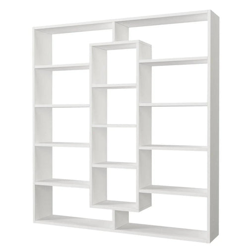 Bibliotecă OXFORD 14 rafturi 125 x 136 cm, Opțiuni culoare