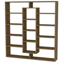 Bibliotecă OXFORD 14 rafturi 125 x 136 cm, Opțiuni culoare