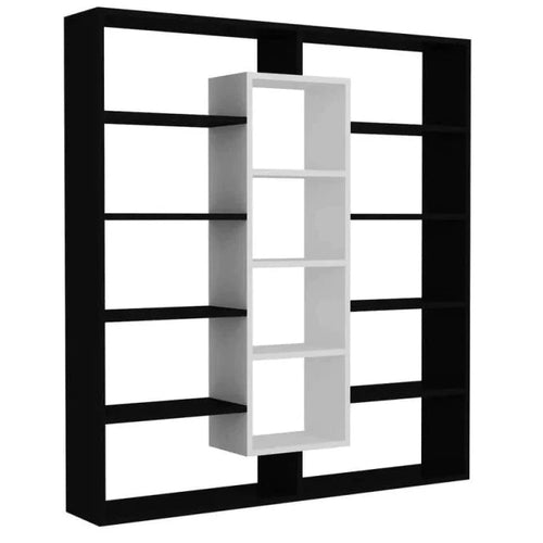 Bibliotecă OXFORD 14 rafturi 125 x 136 cm, Opțiuni culoare