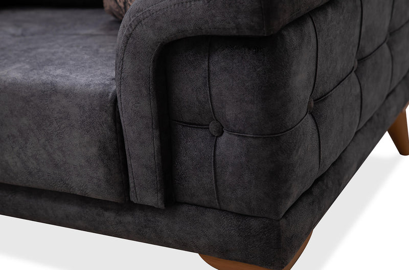 Canapea extensibilă 3 locuri TRUVA 226 cm, Easy clean, Opțiuni culoare