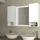 Dulap Baie HAPPY 2 uși, 2 rafturi 119 x 76 cm - Maroom