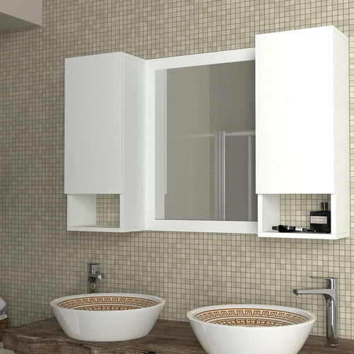 Dulap Baie HAPPY 2 uși, 2 rafturi 119 x 76 cm - Maroom