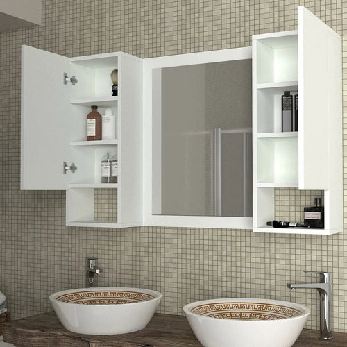 Dulap Baie HAPPY 2 uși, 2 rafturi 119 x 76 cm - Maroom