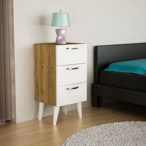 Comodă BONITA 3 sertare 40 x 80 cm - Maroom