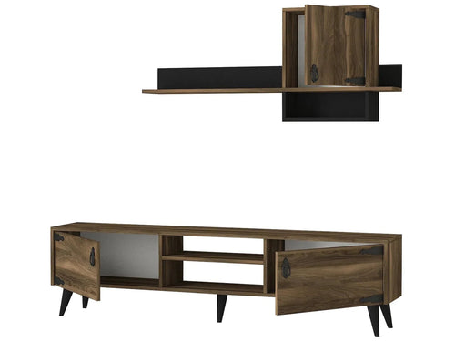 Set comodă TV RILEY 3 uși 4 rafturi 180 cm - Maroom