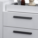 Comodă EMPOLI ALB 1 ușă 3 sertare 116 x 85 cm - Maroom