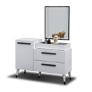 Comodă EMPOLI ALB 1 ușă 3 sertare 116 x 85 cm - Maroom